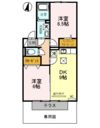 ウエストハイツの間取り画像