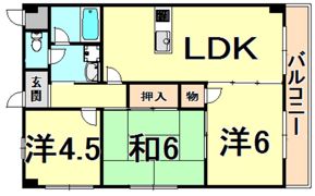 ハイムヤマダの間取り画像