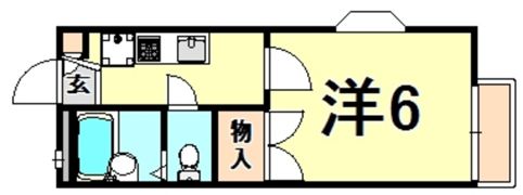 PARKAVENUE西野館の間取り画像