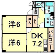 マンション願淳の間取り画像
