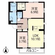 IVORY COURTの間取り画像