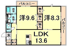 イデアーレ伊丹の間取り画像