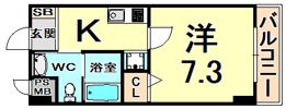 ハッピー新伊丹2の間取り画像