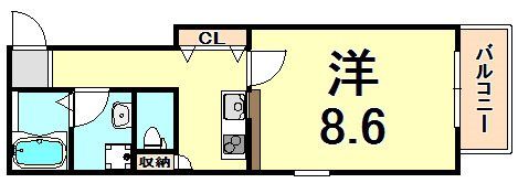 ネクステージ東園田町の間取り画像