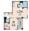 レガリア東園田の間取り画像