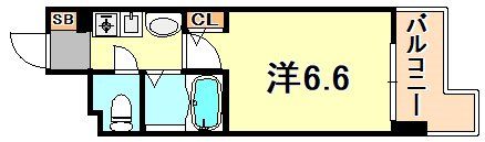 エステムコート新神戸エリタージュの間取り画像