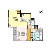 RハイツVの間取り画像