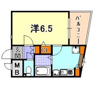 ラナップスクエア神戸県庁前の間取り画像