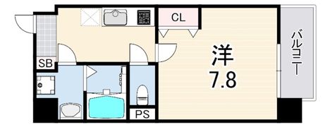 LIVIAZ KOBE CRESTの間取り画像