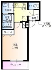 フジパレス大物駅南3番館の間取り画像