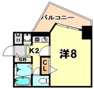 リーガル神戸元町の間取り画像