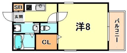 CASA楠丘の間取り画像