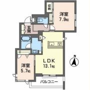 シャーメゾンMAYA岡本の間取り画像