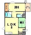 グランディア旗塚通の間取り画像
