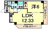 メゾンチェリーアヴェニューの間取り画像