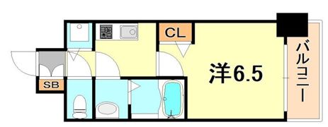 プレサンス神戸元町の間取り画像