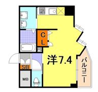エスリード中山手県庁前の間取り画像