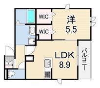 HEBEL MAISON 三宮の間取り画像