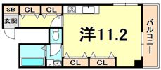 眺港苑の間取り画像