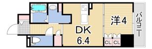 神戸元町Noahの間取り画像