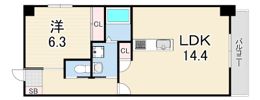 レーヴメゾン出屋敷の間取り画像