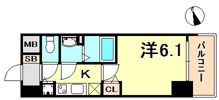 プレサンスジェネ新神戸ステーションフロントの間取り画像