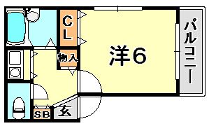 セビーヌ春日野道の間取り画像