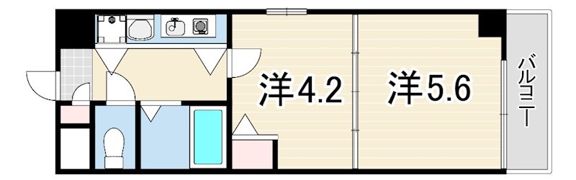 プレステージ立花の間取り画像