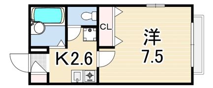 エーデルハイム会下山の間取り画像