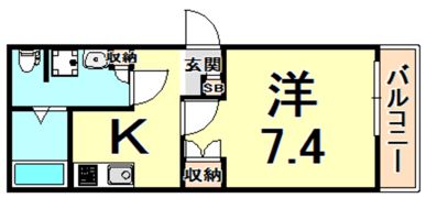 ヴィレッタ武庫之荘の間取り画像