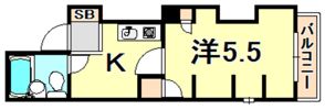 シャトレ春日野道の間取り画像