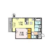 サライ武庫之荘の間取り画像