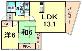 サンベリオの間取り画像
