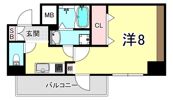レジデンス三宮ラインの間取り画像