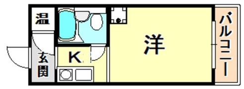 カサベラ花隈の間取り画像