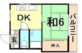 サンプリンス大西の間取り画像