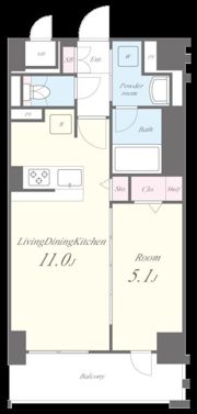 グランビスタ新神戸の間取り画像