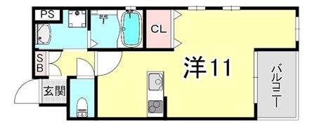 フォレストコート西元町の間取り画像