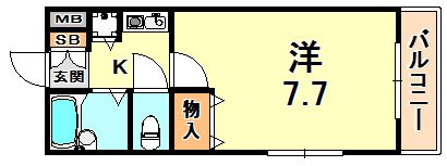 シェレナ六甲の間取り画像