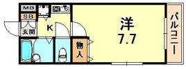 シェレナ六甲の間取り画像