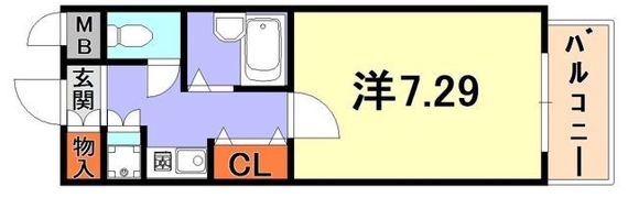 ランドマークシティ神戸西元町の間取り画像