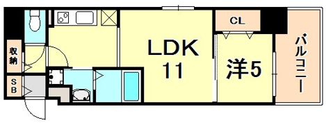 神戸Harborside 萬利Residenceの間取り画像