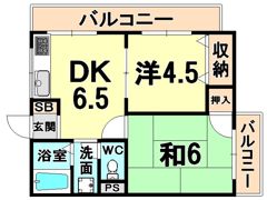 シェリル塚口の間取り画像