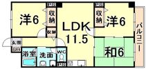 アミティ塚口の間取り画像