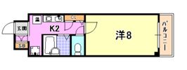 JUN中山手の間取り画像