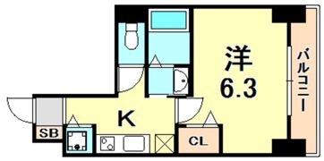 LEGESTA神戸ガーデンパレスの間取り画像