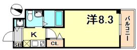 セレニテ神戸元町の間取り画像