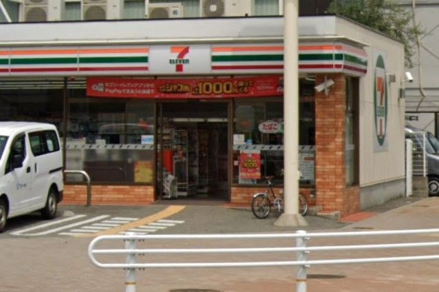 近くのセブンイレブン 神戸水木通5丁目店まで166m（徒歩3分）