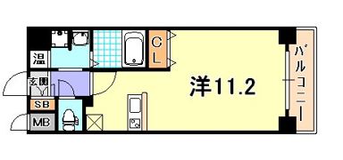 レオンコンフォート神戸西の間取り画像