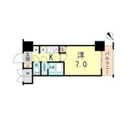 CREST TAPP 神戸湊町 NOIRの間取り画像